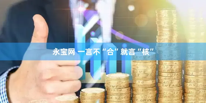 永宝网 一言不“合”就言“核”